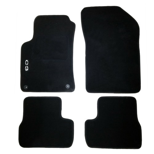 Tappetini Auto In Moquette Per Citroen C3 Del 2009 Con 2 Clip Di Fissaggio Tappetini Auto In Moquette Per Citroen C3 Del 2009 Con 2 Clip Di Fissaggio